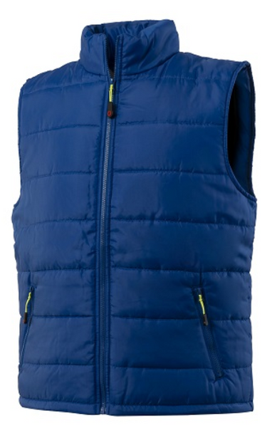 Gilet ROSSINI OLIVER imbottito con chiusura anteriore con zip